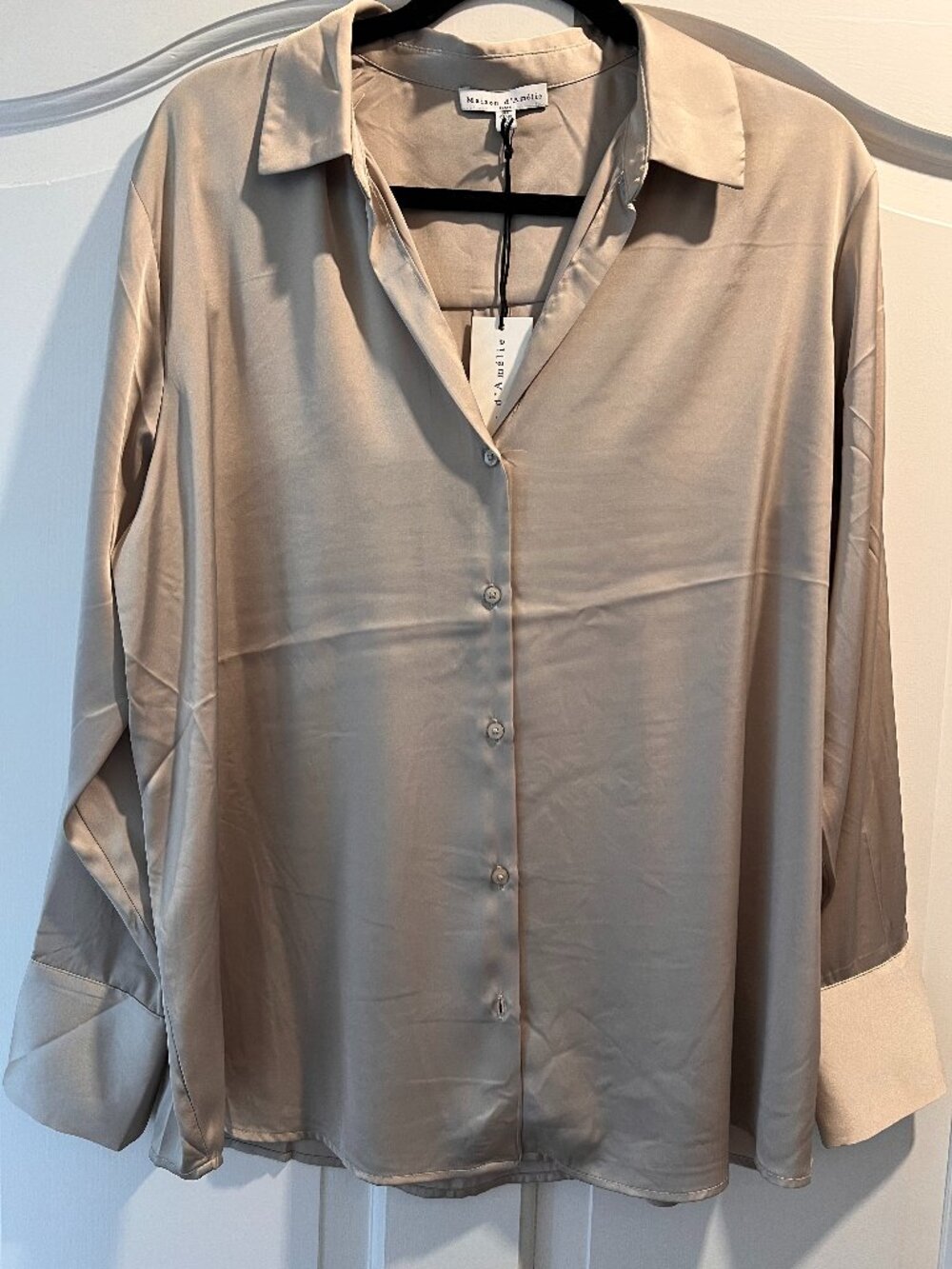 NEW Maison D'Amelie Silk Top